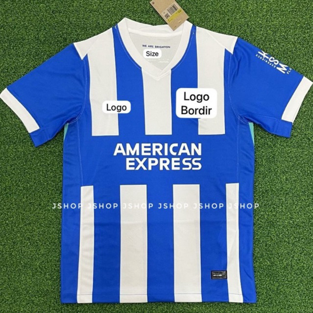 BAJU BOLA JERSEY HOME 2025 2026 JERSEY BRIGHTON JERSEY BOLA BAJU FUTSAL JERSEY SEPAK BOLA