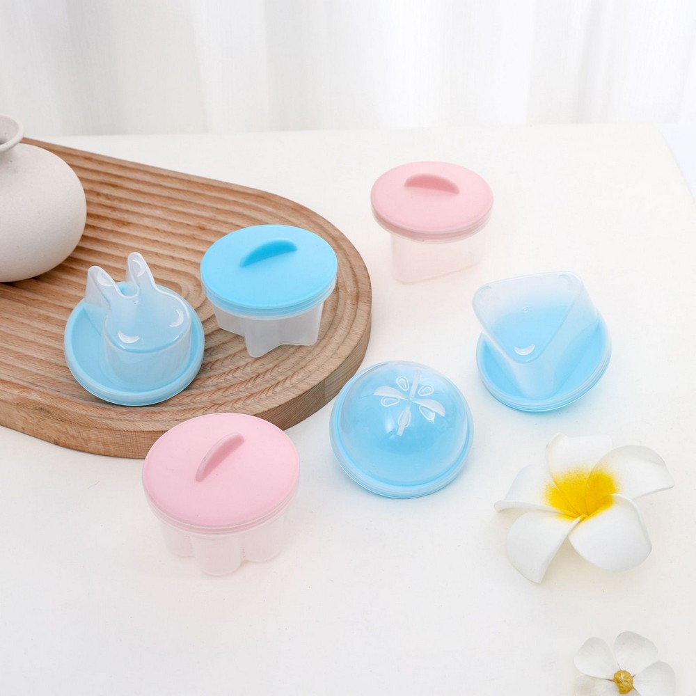 Cetakan Telur Kukus Dessert Bentuk Lucu / Cetakan Steamer Telor Egg Poacher / Cetakan Jelly Puding A