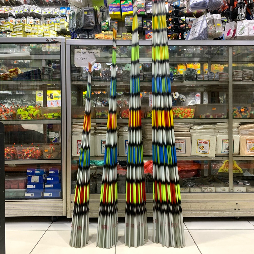 Fiber solid Lentur/Fiber custom joran/Fiber Custom joran udang lentur/fiber joran rainbow udang