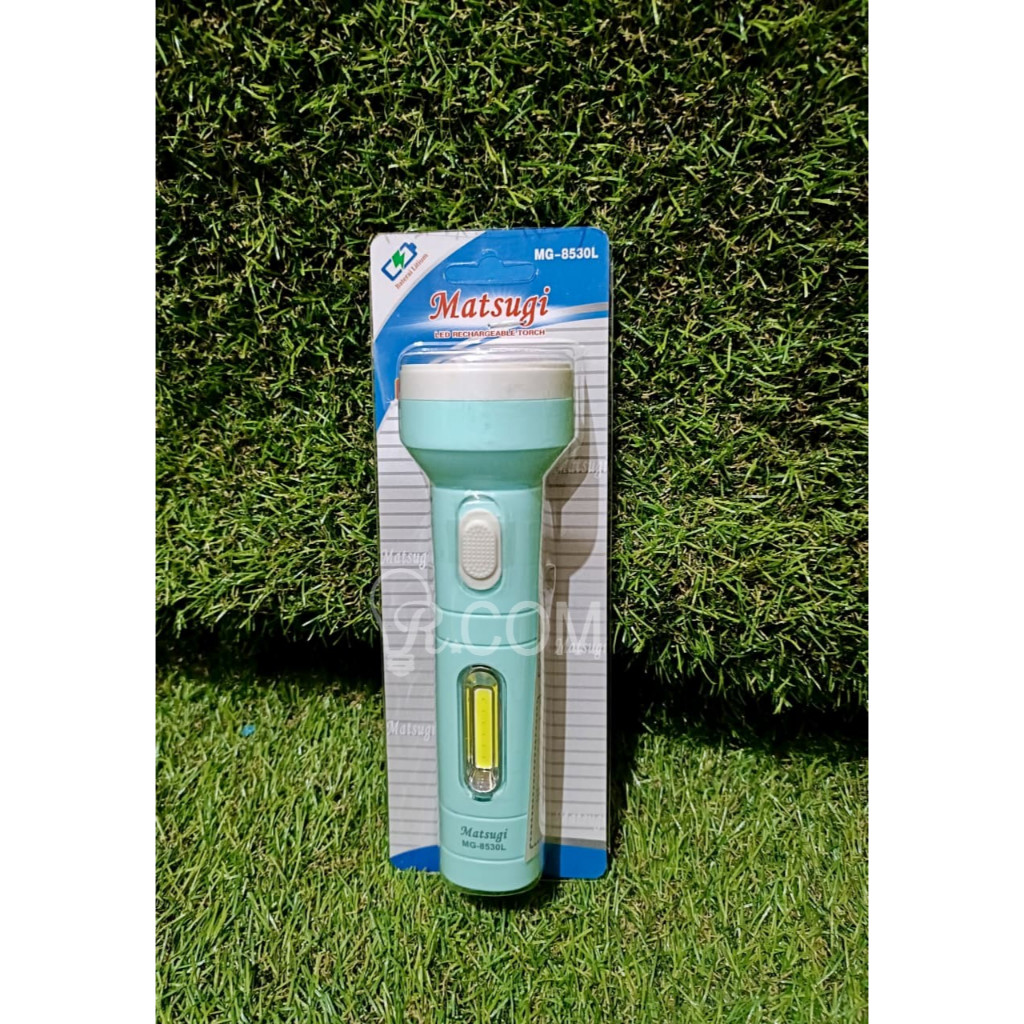 MATSUGI Senter CAS LED + EMERGENCY SAMPING MG-8530L 3W+COB Rechargeable