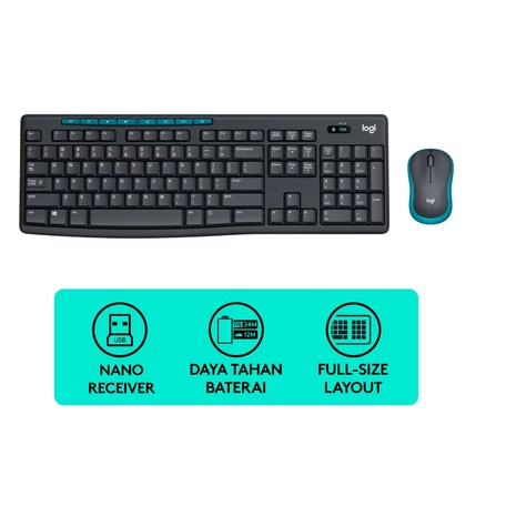 Logitech MK275 Wireless Keyboard Mouse Combo