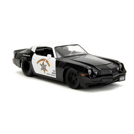 1979 Chevy Camaro Z28 "Highway Drag" Police, Black - Jada Toys 34203/4 - 1/24 Scale Diecast Car