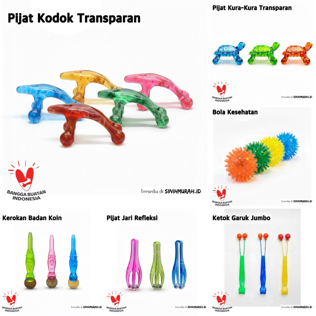 Alat Pijat Kodok Transparan Niktech - Made in Indonesia