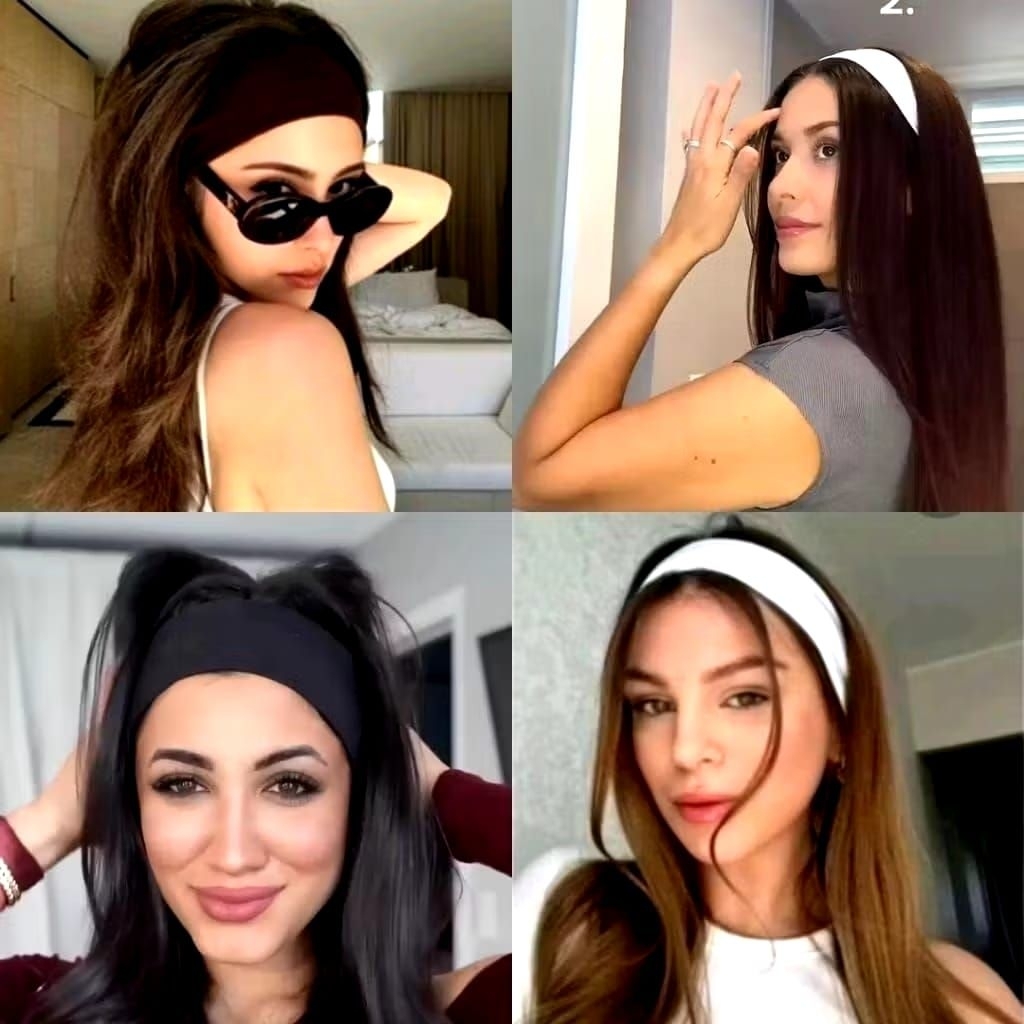 Bandana korea Style Headband sport Gaya wanita