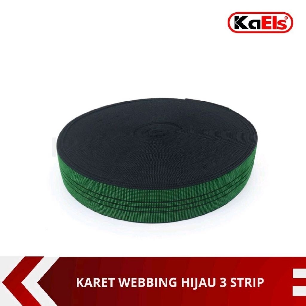 Karet Webbing Karet Sofa Jok Kasur Tali Webing Elastis 40 yard
