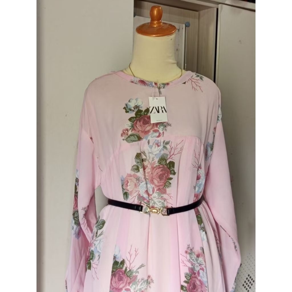 Gamis Z4R4 Premium-Gamis Wanita New Collection Gratis Belt