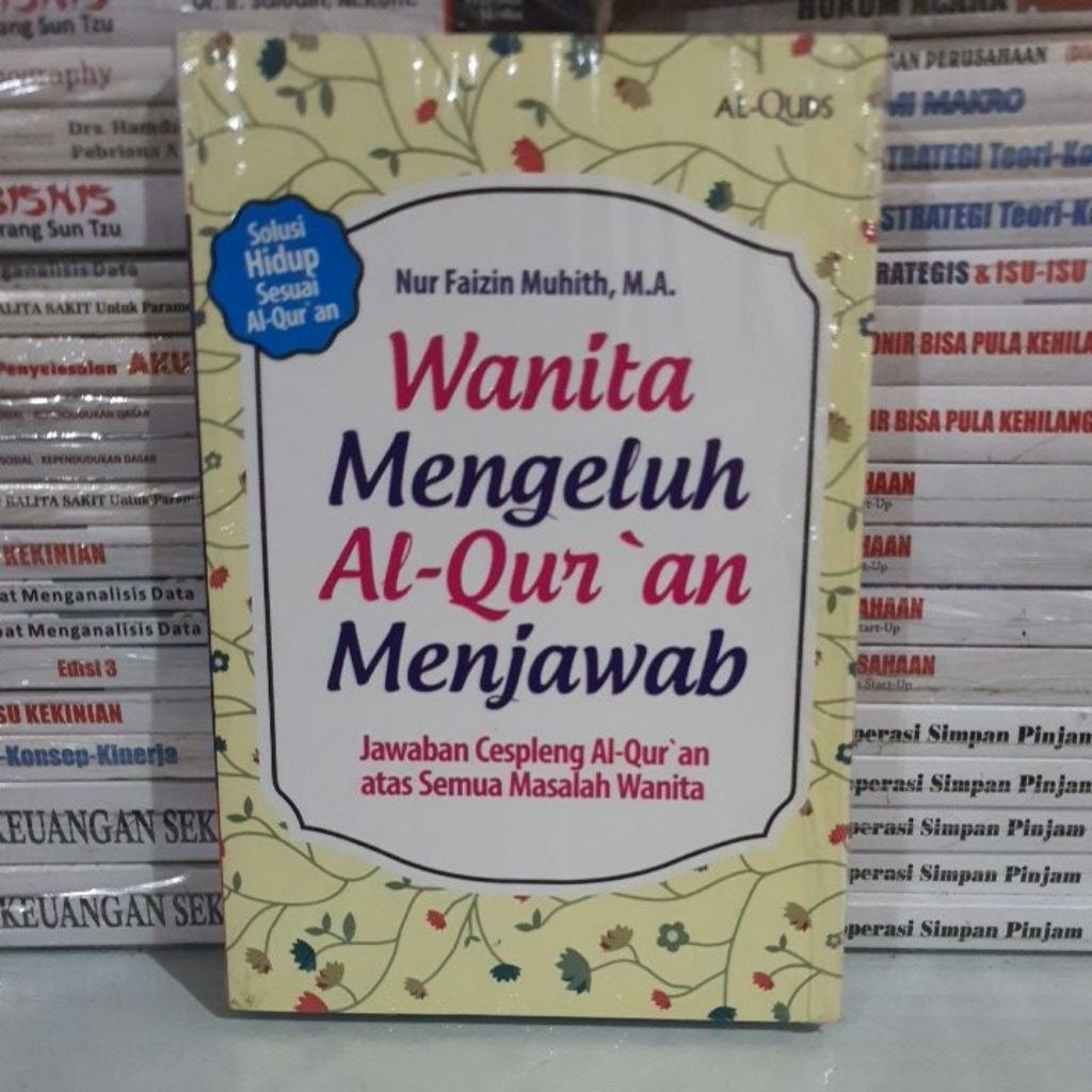 BUKU ORIGINAL WANITA MENGELUH AK-QURAN MENJAWAB