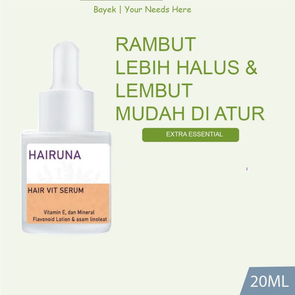 Serum rambut kering dan mengembang Vitamin Rambut Kering Hair Serum Rambut Kering Hairuna