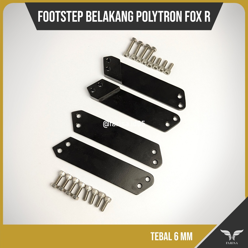 Breket Footstep Belakang Polytron Fox R Extender Postep Politron Fox R Motor Listrik