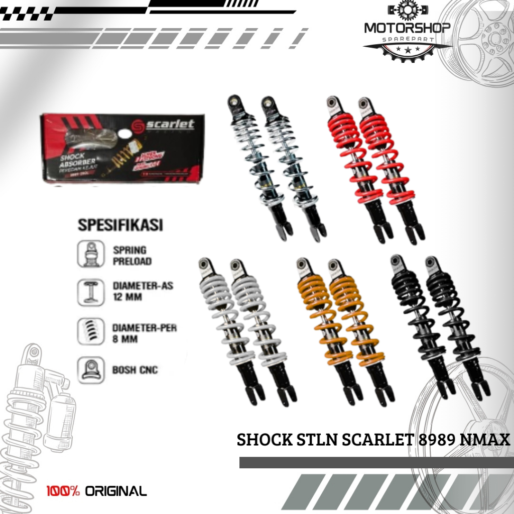 Scarlet Racing - Shock Shockbreaker STLN 8989 Nmax N-Max
