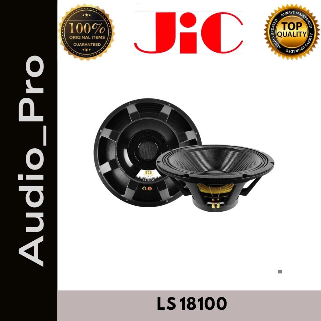 SPEAKER KOMPONEN JIC LS18100 | SPEAKER 18" WOOFER JIC LS 18100