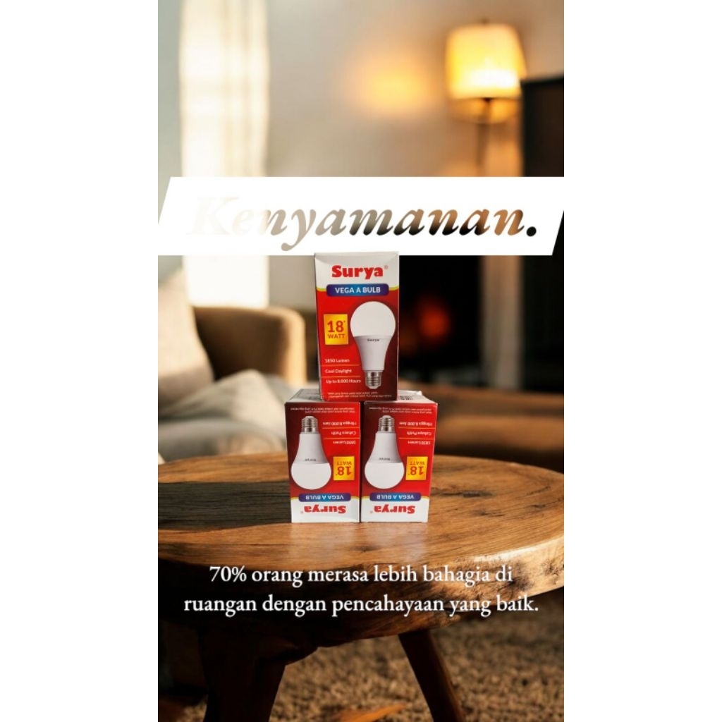 Lampu Surya Vega 18 WATT