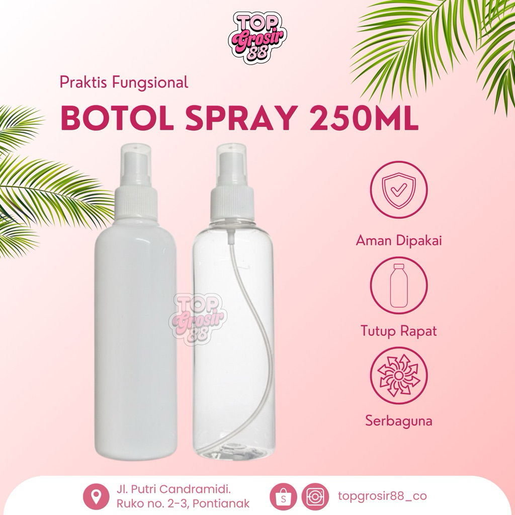 (12 pcs) Botol spray 250 Ml