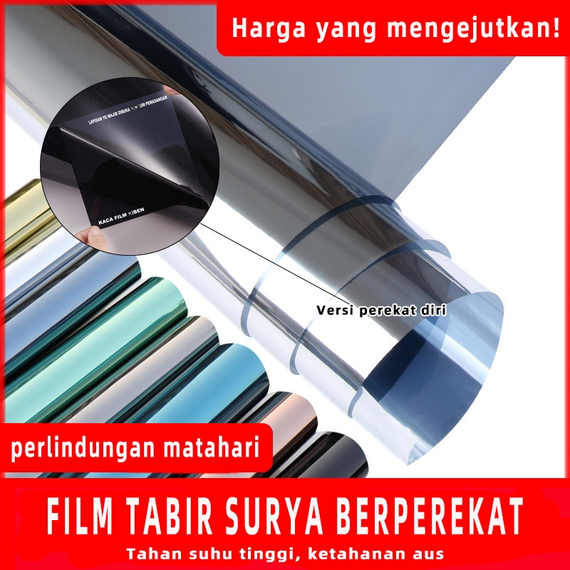 [kami] stiker cermin dinding tempel setiker kaca cermin kaca film jendela rumah stiker kaca jendela 