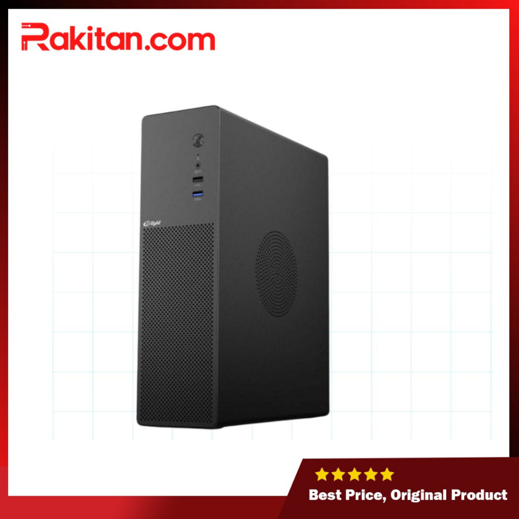 Enlight EN-130 Slim Case PC + PSU 300W – Casing PC Slim Desktop