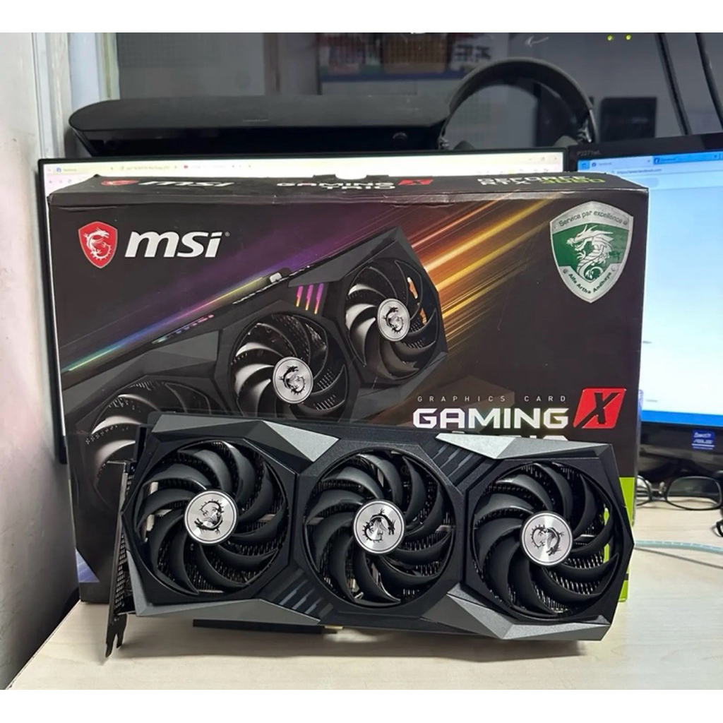 VGA Card GPU Grafis MSI RTX3080 Gaming x Trio 10GB 3080