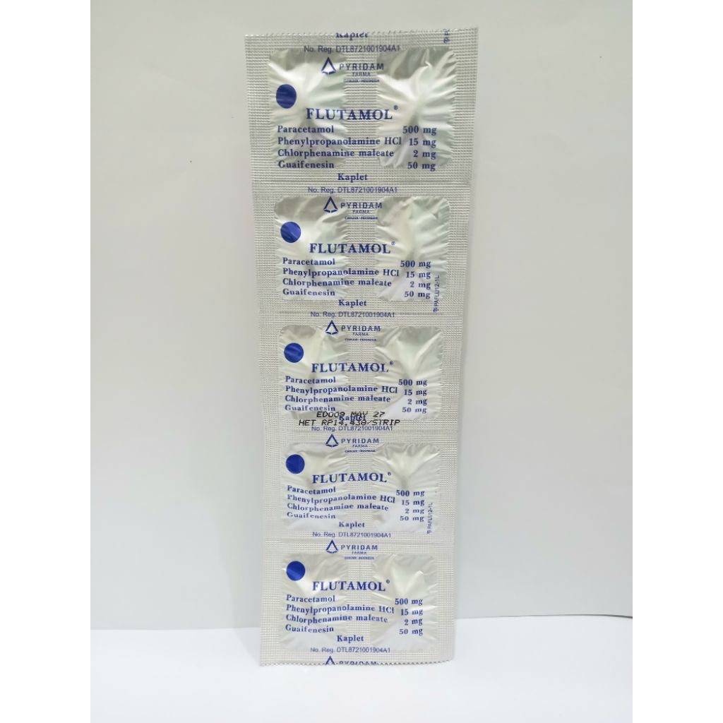 Flutamol Tablet | Obat Flu dan Batuk