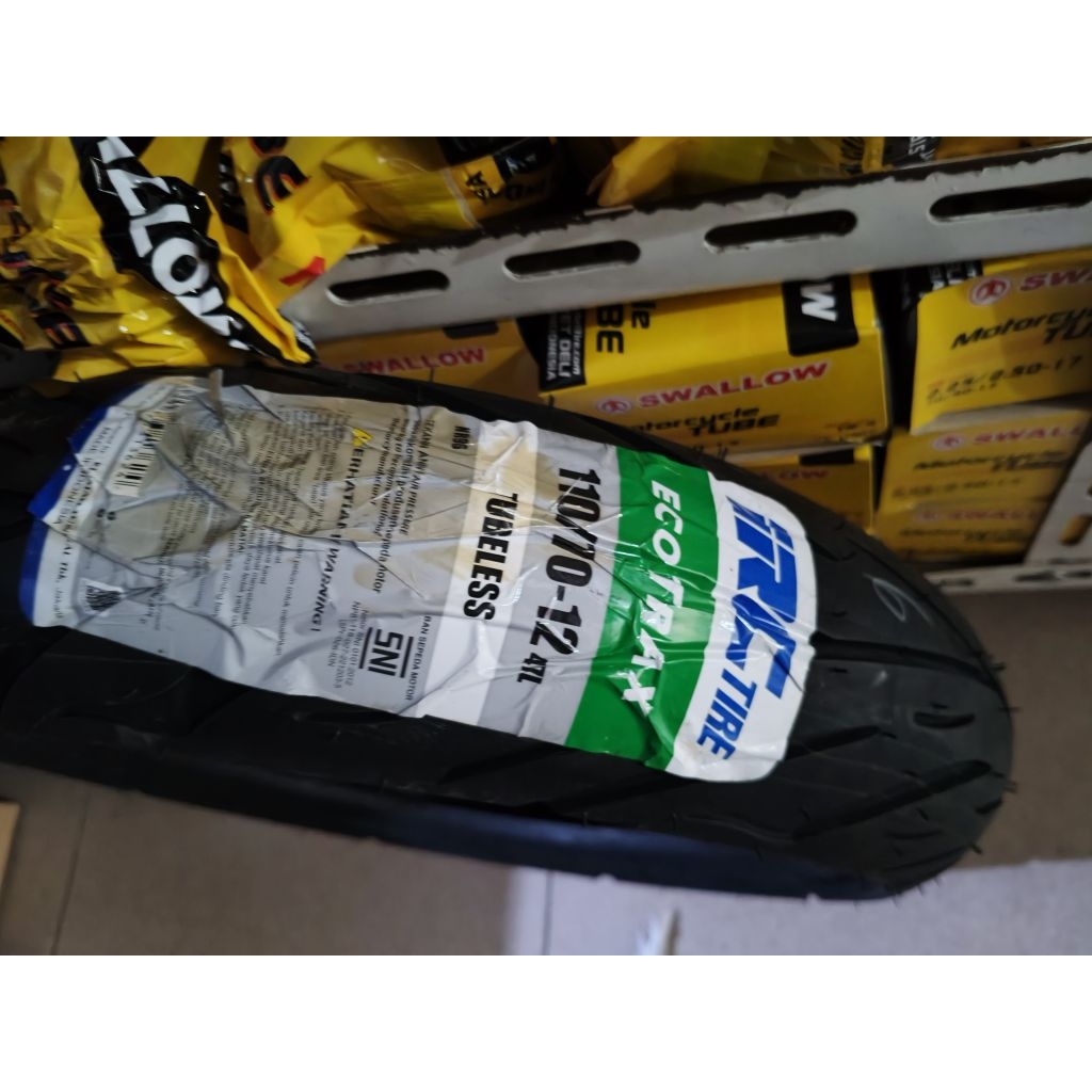 IRC 110/70-12 Ecotrax Ban Luar  IRC Ring 12 Tubeless