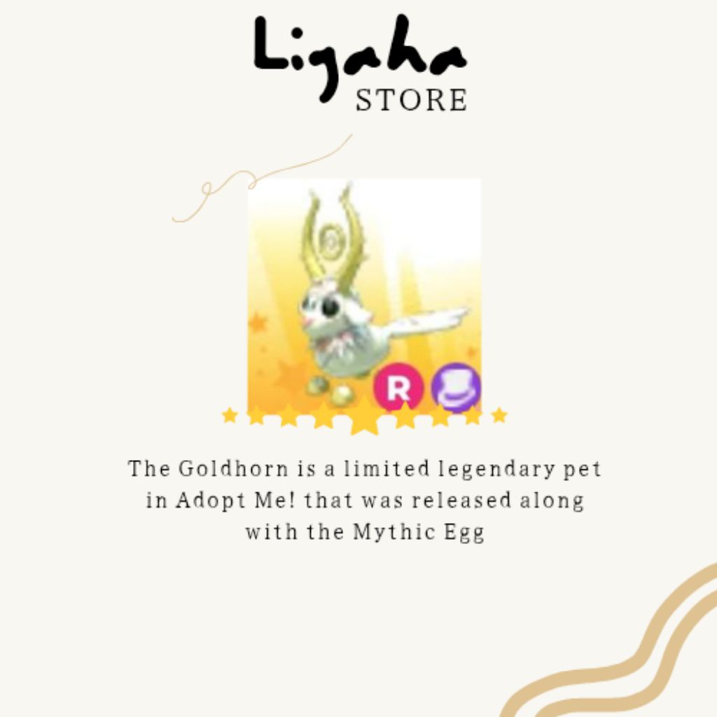Ride Goldhorn (Adopt Me Items)