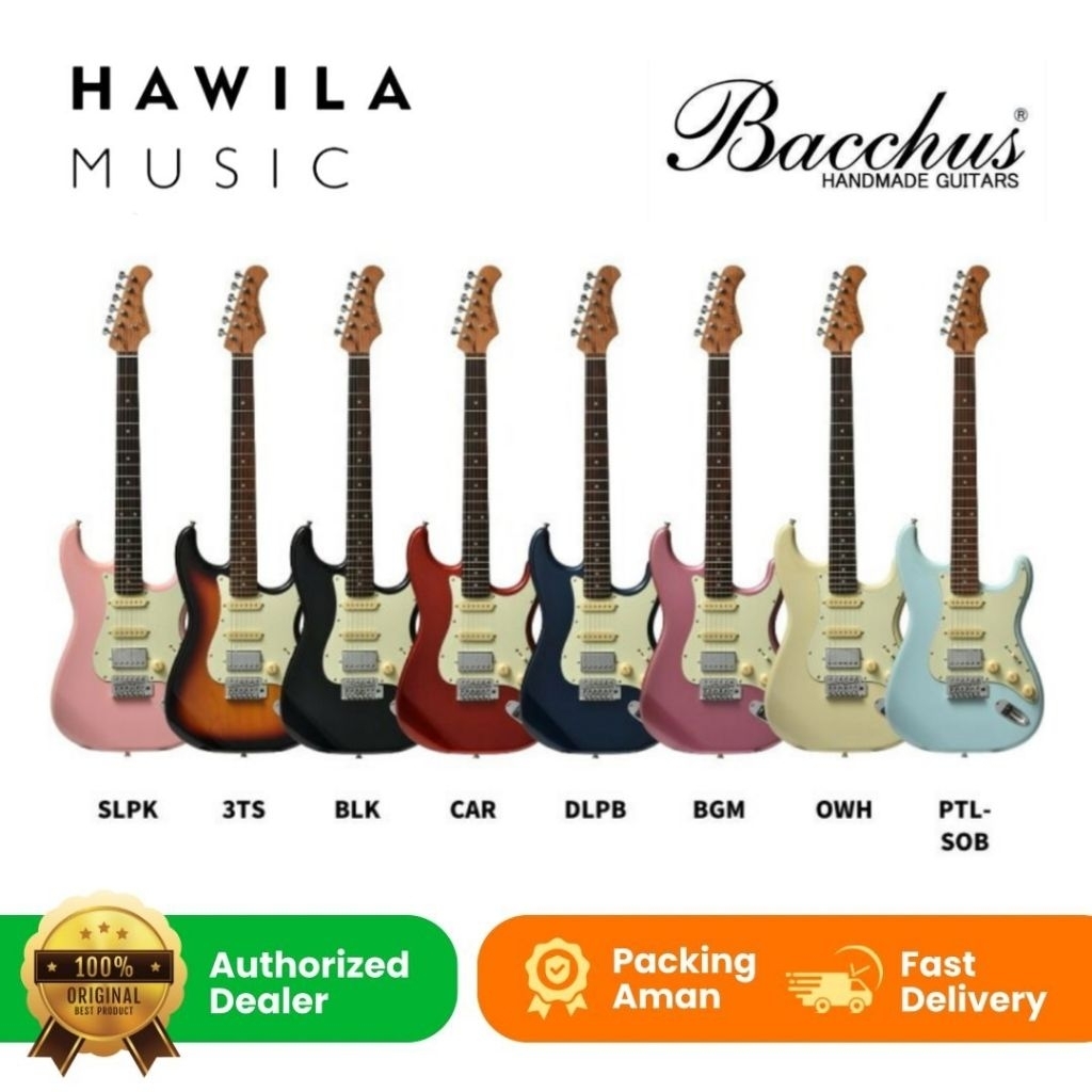 Guitar Gitar Elektrik Gitar Bacchus BST2RSM/R BST 2 RSM / R