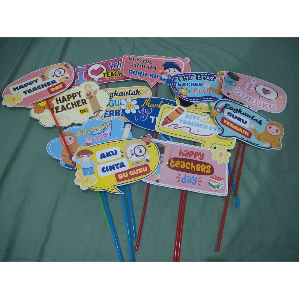 props photoboots hari guru | market day | wedding | wisuda | ulang tahun | maulid nabi | dan lainya