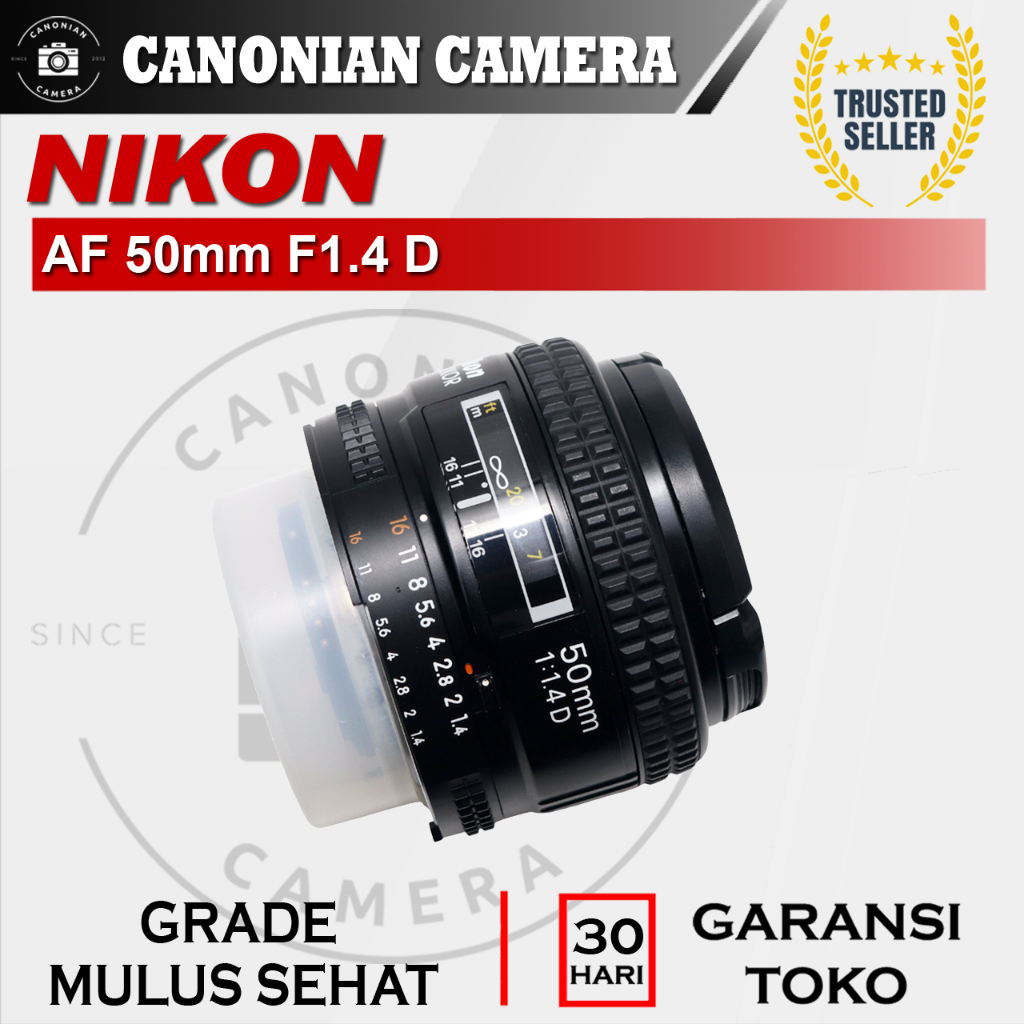 Lensa Nikon AF 50mm F1.4 D