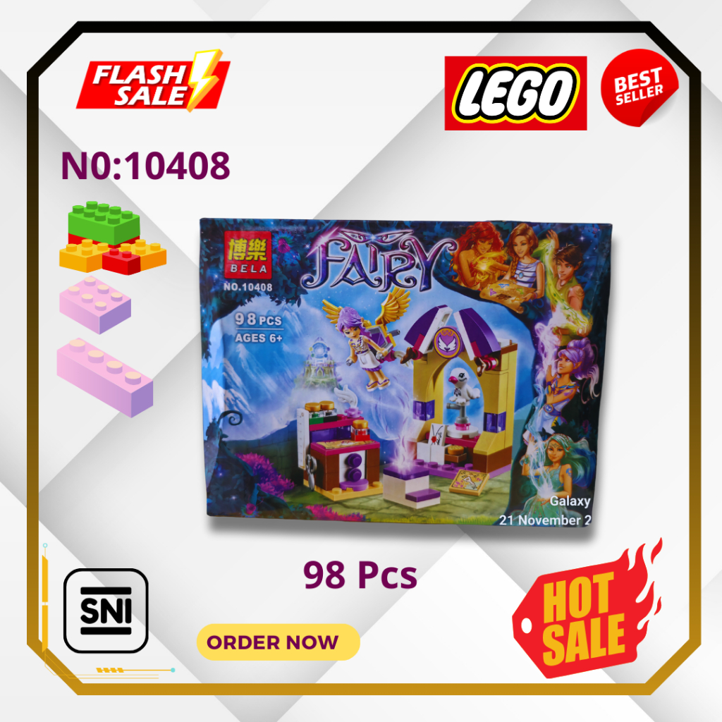 Mainan Anak Lego Blok Fairy Bela No.10408