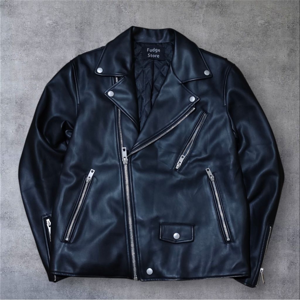 jacket kulit foux ramones by fudge store scn brand original