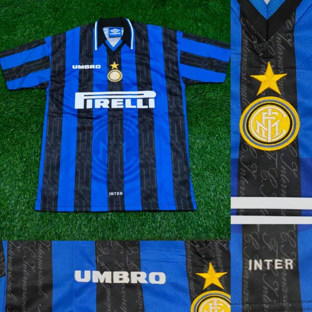 JERSEY BOLA RETRO INTER MILAN HOME 1997 1998