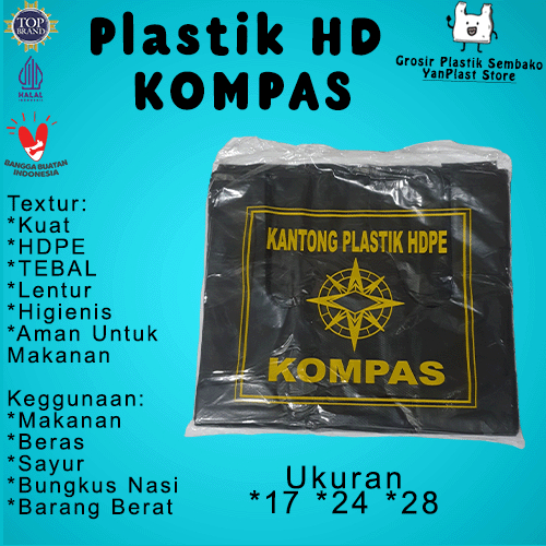 Plastik Kompas Hitam Karungan