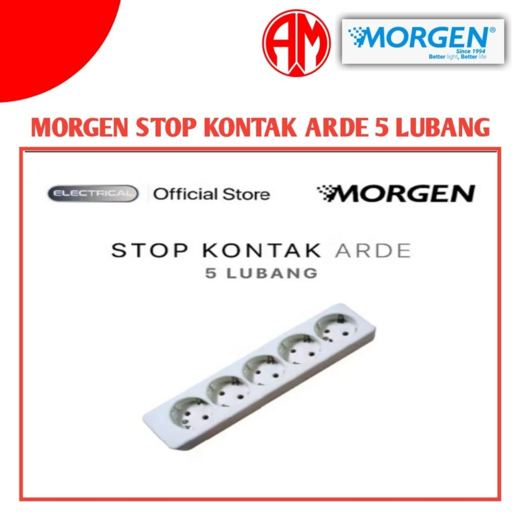 MORGEN STOP KONTAK ARDE 5 LUBANG