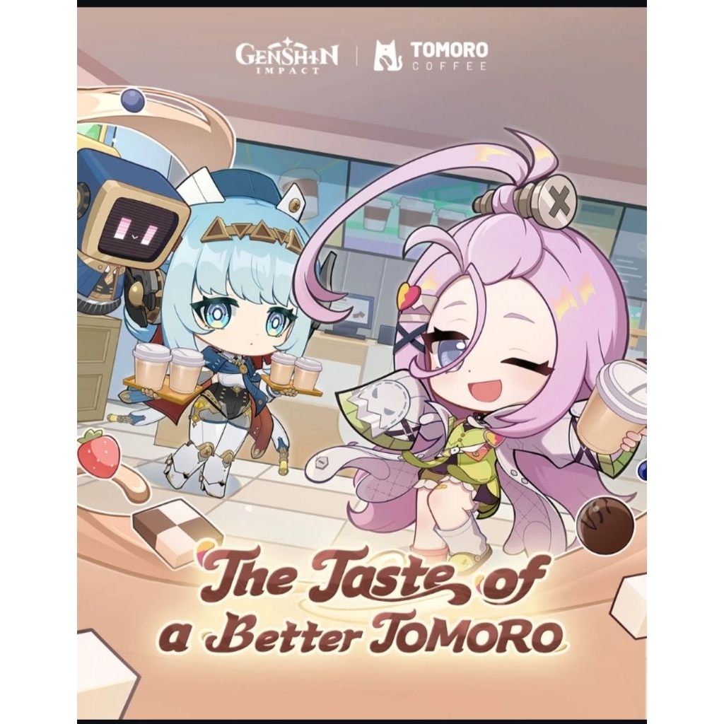 Genshin x Tomoro Coffee Collab Merchandise - Officia Merchandise