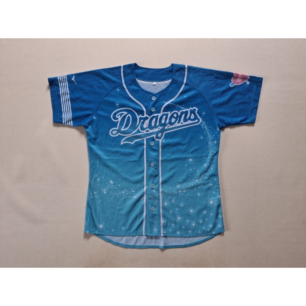 JERSEY BASEBALL CHUNICHI DRAGONS ORIGINAL 100%