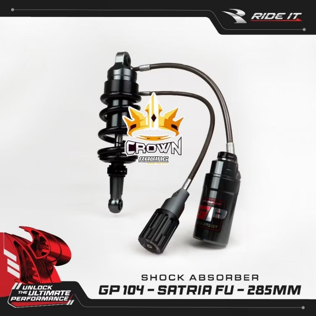 Monoshock Shock Shockbreaker Ride IT GP 104 Click Rebound Suzuki Satria FU 150