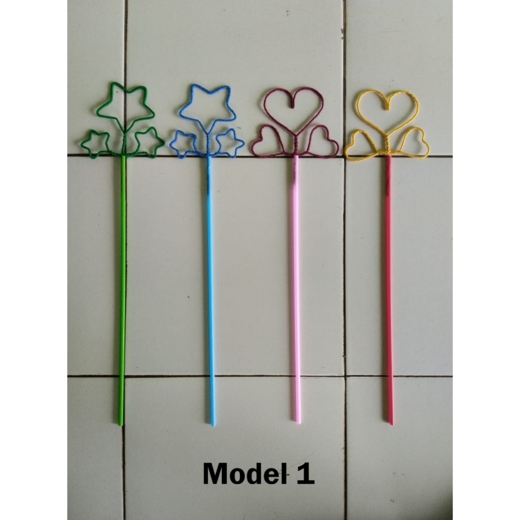 Stik Gelembung Sabun Besar Love, Bintang, Lingkaran / Bubble Stick