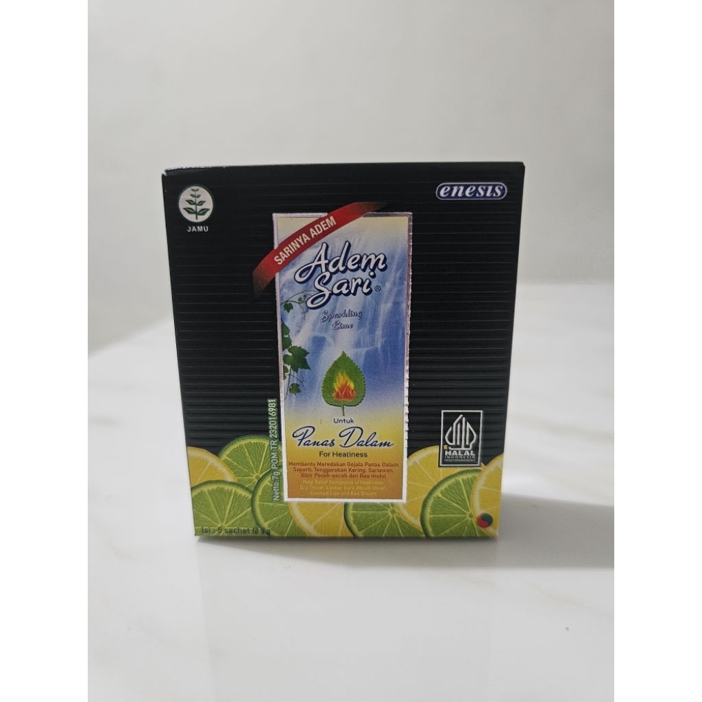 Adem Sari 1 box isi 5 sachet untuk panas dalam