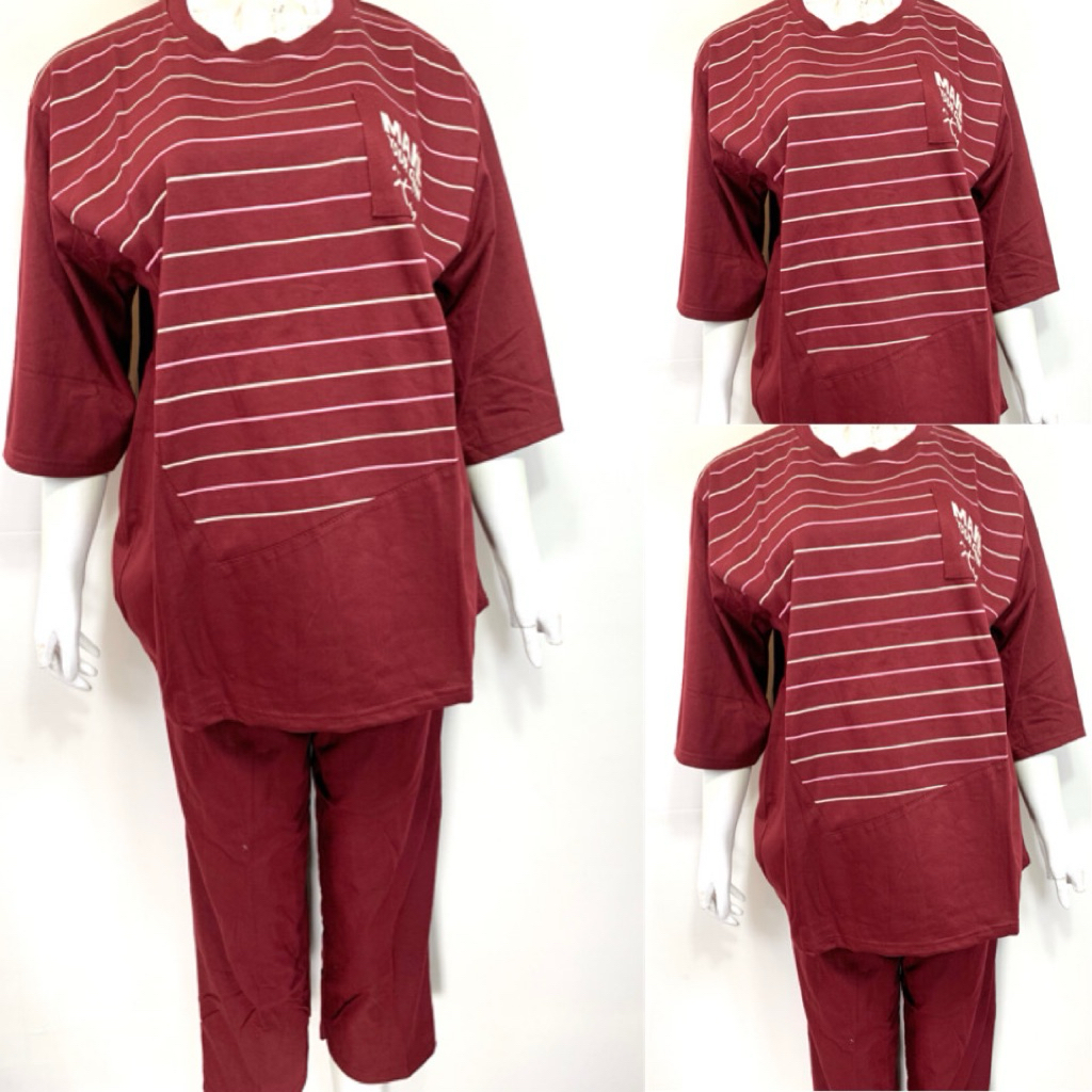 Sikobajutidur - Cp Sielie Fashion Lengan 3/4 Baju Tidur Sielie | Baju Tidur Dewasa