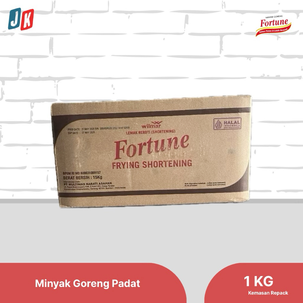 (REPACK) Minyak Goreng Padat 1 KG  - Fortune Frying