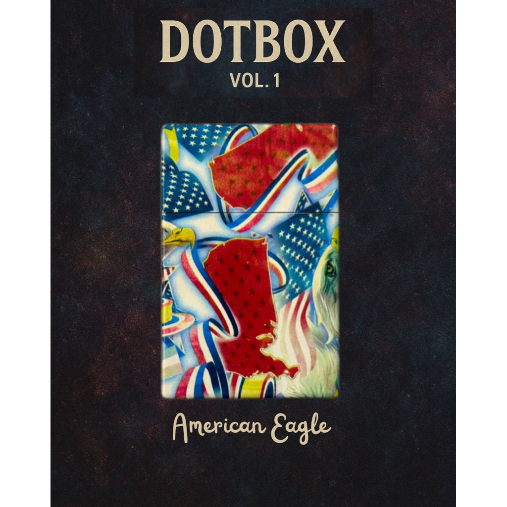 Dotbox American eagle/kotak penyimpanan serbaguna/storage mini/kotak aksesoris/photo card box / kota