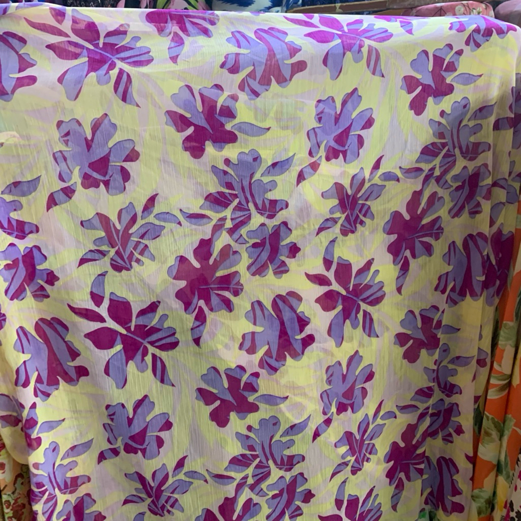 kain sifon yoryu - kain sifon - kain sifon motif - kain sifon meteran - kain sifon yoryu motif bunga