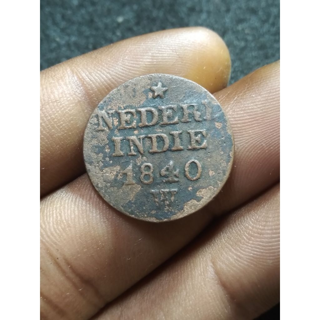 Uang koin tembaga kuno asli