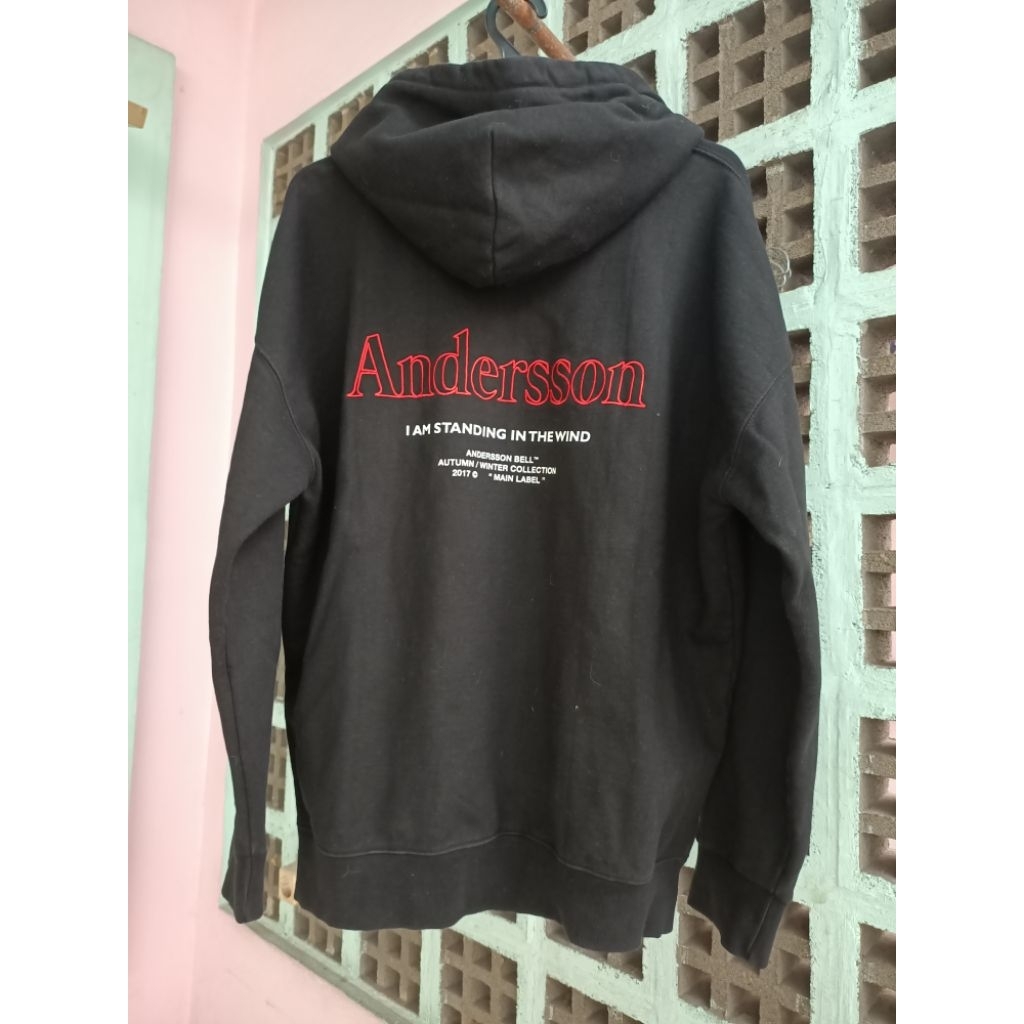 HOODIE ANDERSON BELL HITAM JAKET PRIA JAKET MURAH SECOND