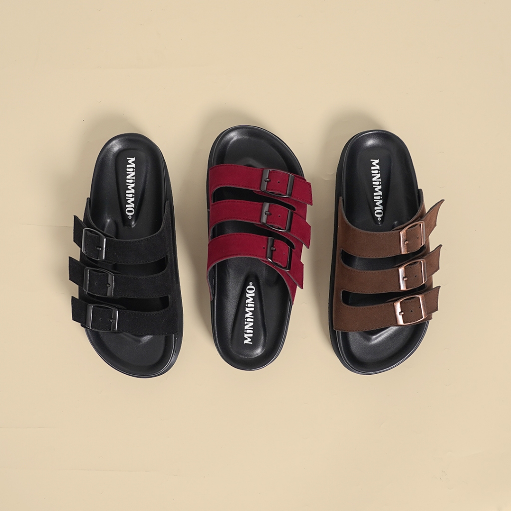 UNCLE JACK Sandal Casual Wanita Kulit Platform Anti Slip Venya