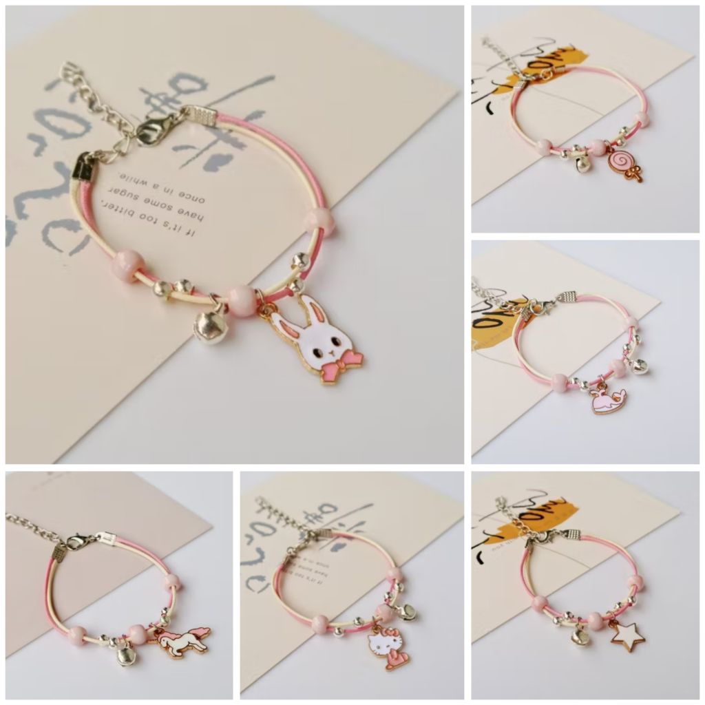 (Semarang) Gelang Persahabatan Karakter Lucu Korea Bracelet