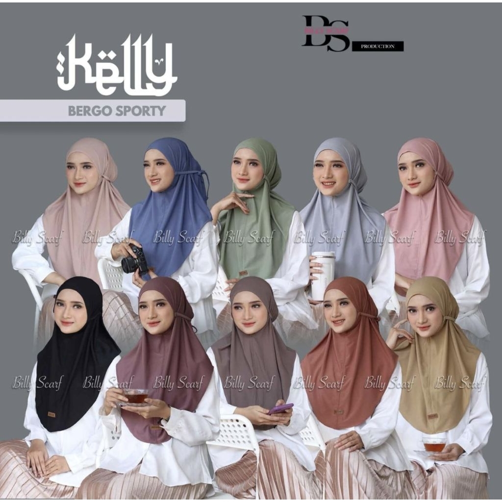 Hijab Billy Scarf model Kelly