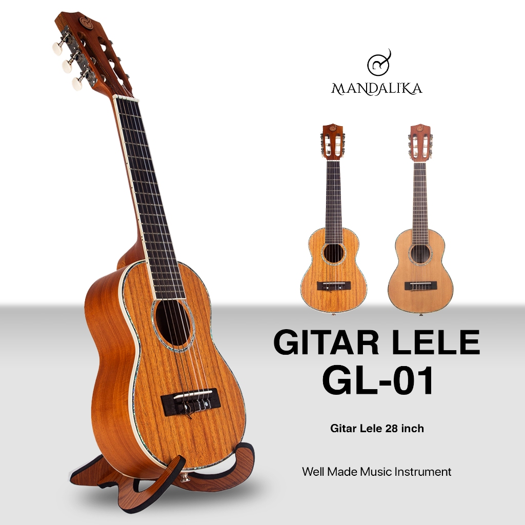 Gitarlele/Gitar Travel 6s Mandalika Premium GL-01