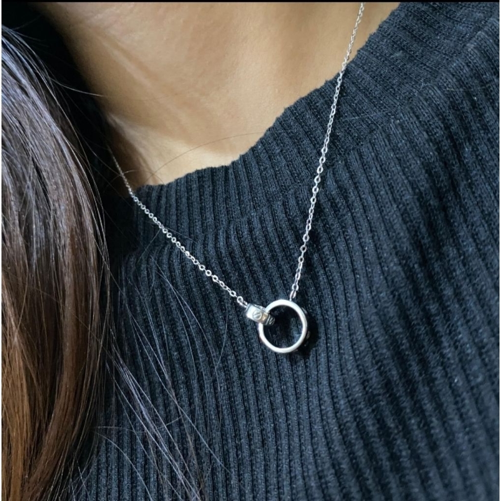 GALLERY SILVER_Kalung Koye Nori Ring Cartier (P 42cm)