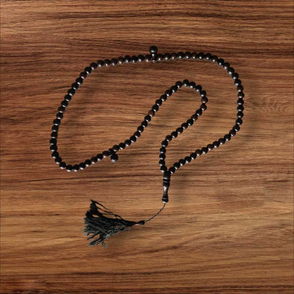 Tasbih Kayu 100 Butir Original / Tasbih Kayu Stigi Asli 100% (GBZ)