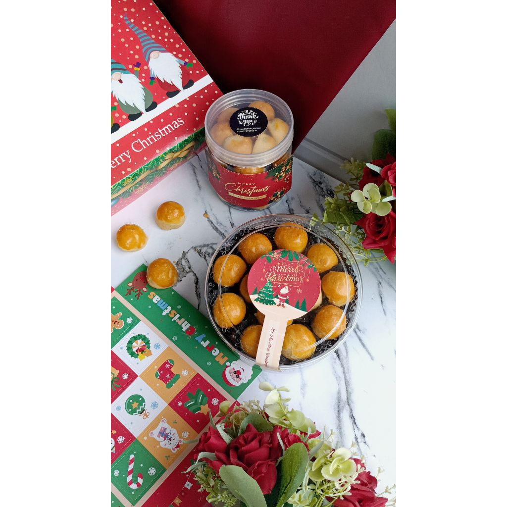 Nastar Butter Premium - Toples Tabung 500 ml dan Toples Biggy 500 gr (Hampers, Hantaran)