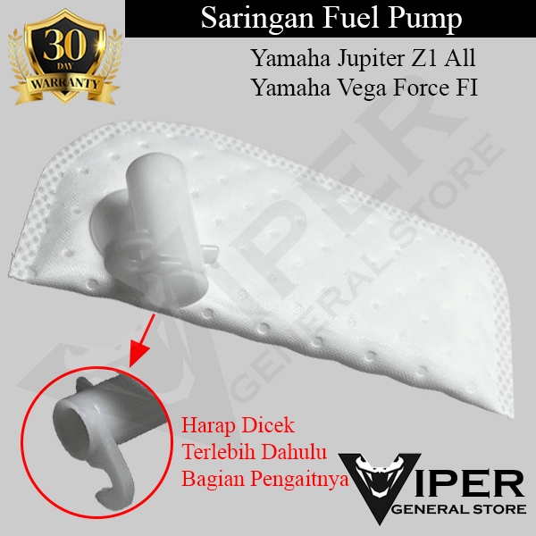 Filter Saringan Fuel Pump Pampers Pompa Bensin Yamaha Jupiter Z1 Vega Force FI (M1373)